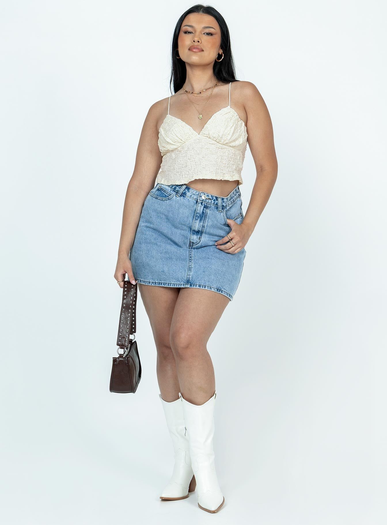 Marcell Top White sold by Princess Polly product image thumbnail 3