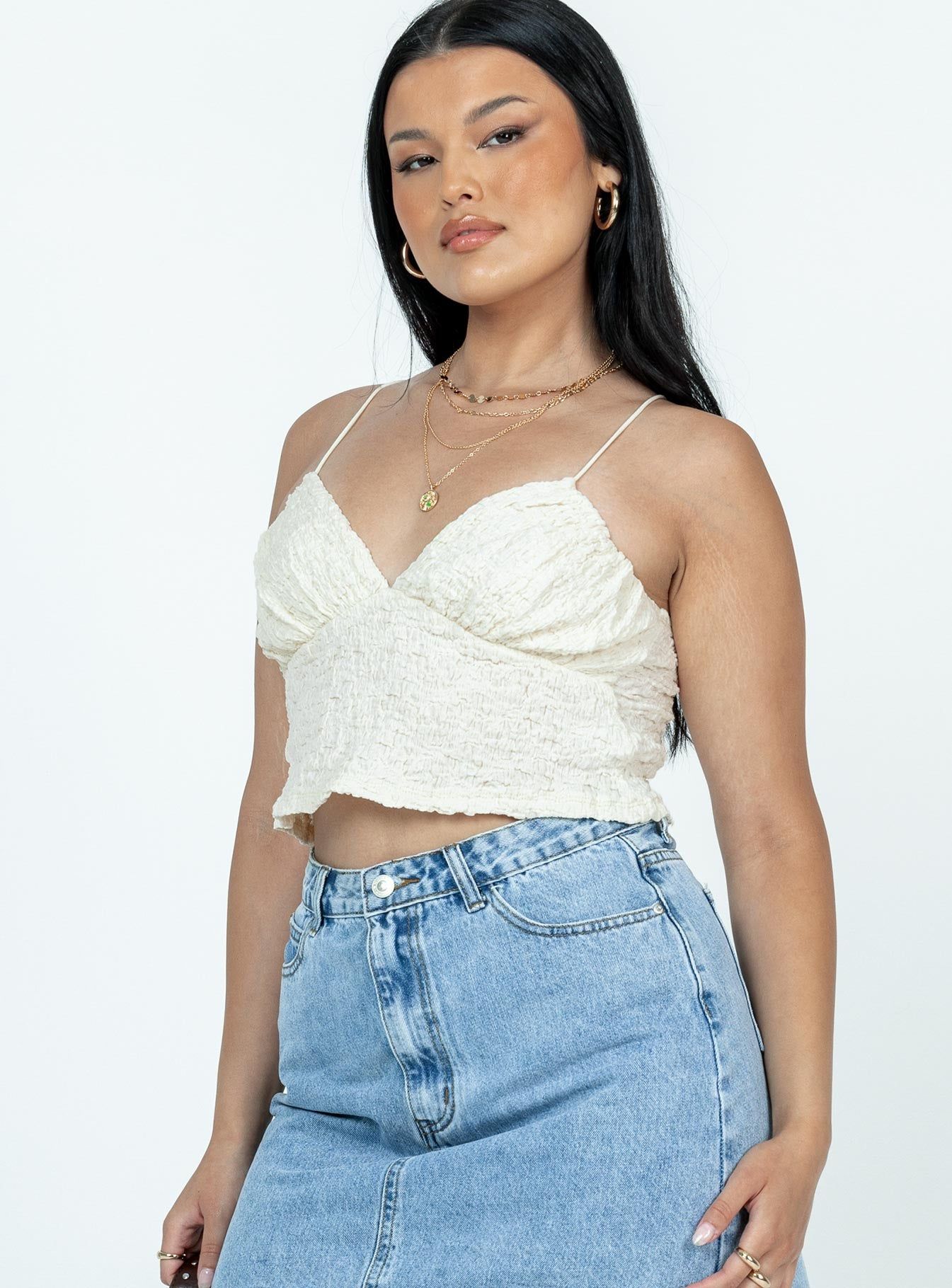 Marcell Top White sold by Princess Polly product image thumbnail 4