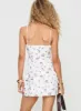 Perries Mini Dress White Floral sold by Princess Polly