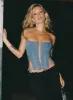 Eden Lace Up Corset Denim Mid Wash sold by Princess Polly
