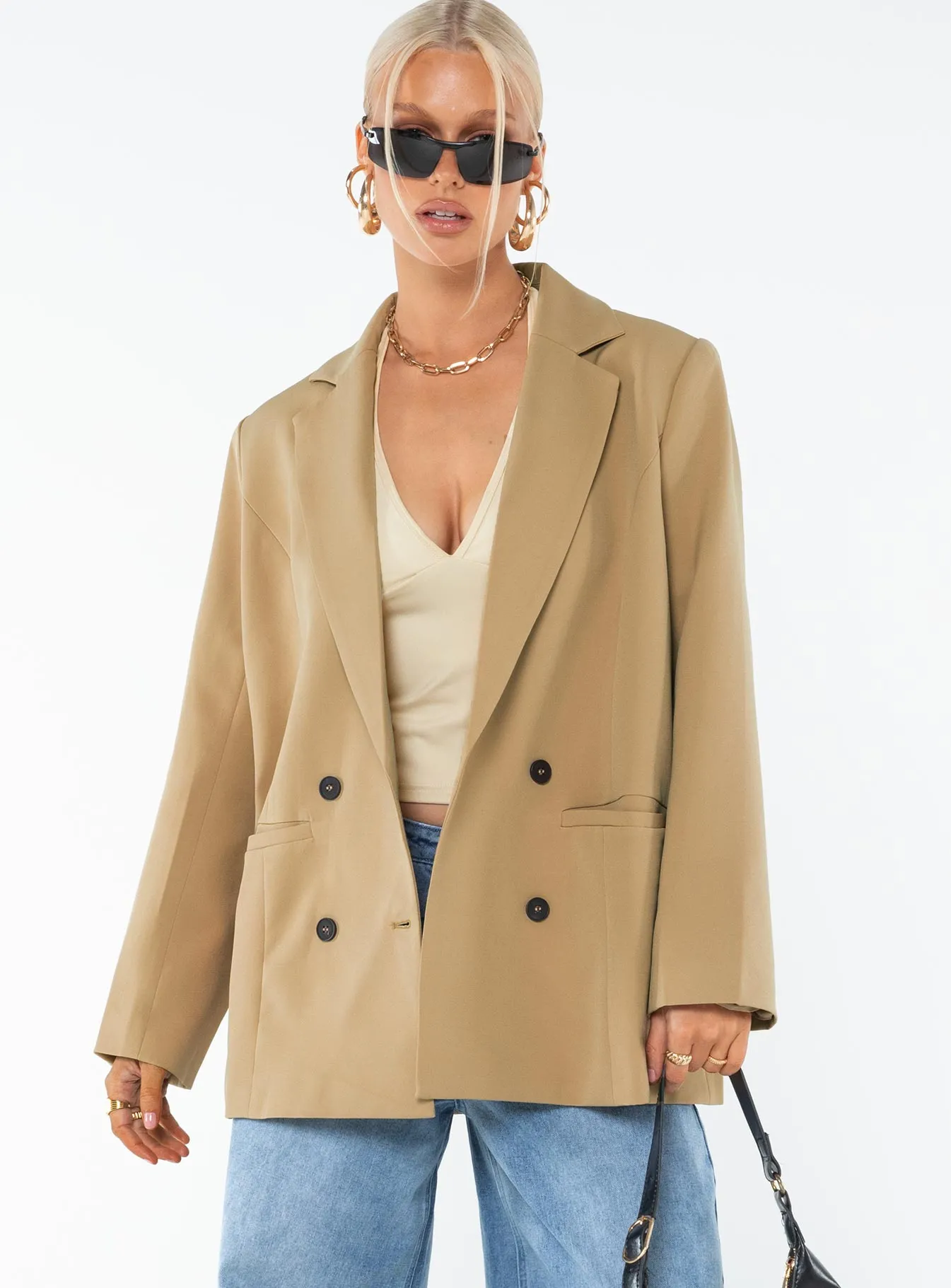 Wyoming Blazer Mocha sold by Princess Polly product image thumbnail 3