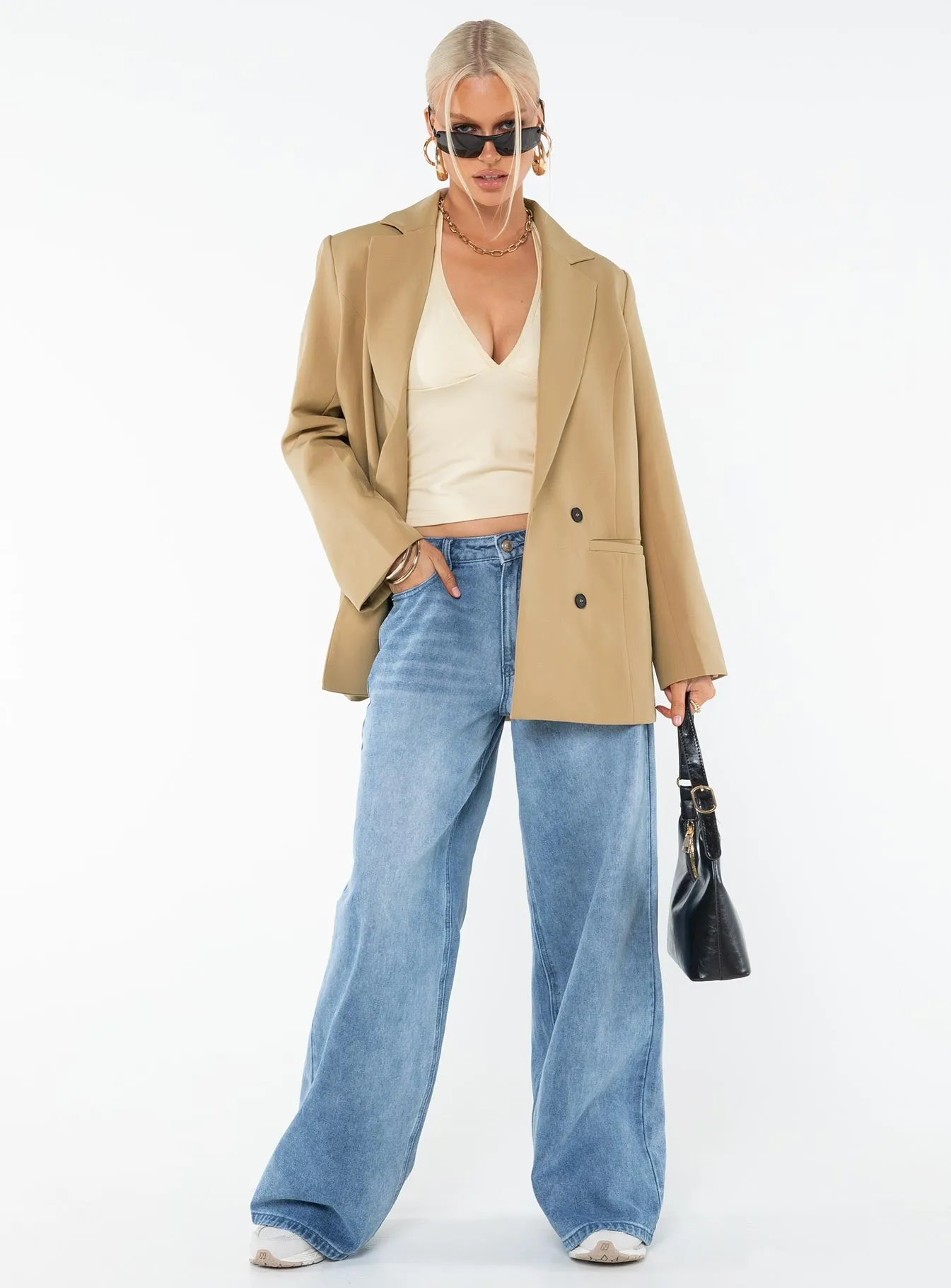 Wyoming Blazer Mocha sold by Princess Polly product image thumbnail 4