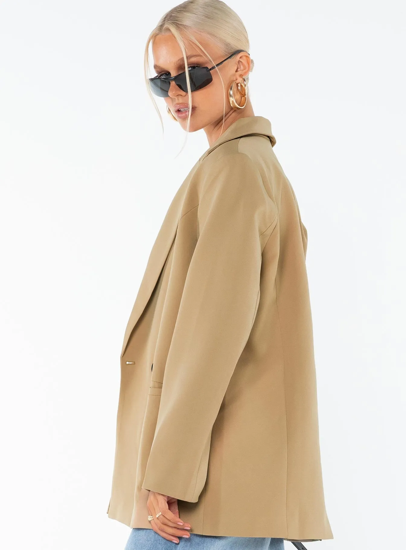 Wyoming Blazer Mocha sold by Princess Polly product image thumbnail 5