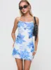 Kellers Mini Dress White / Floral sold by Princess Polly