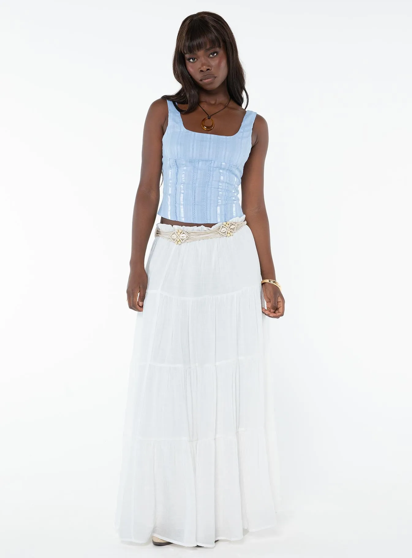 Lorinda Top Blue sold by Princess Polly product image thumbnail 3