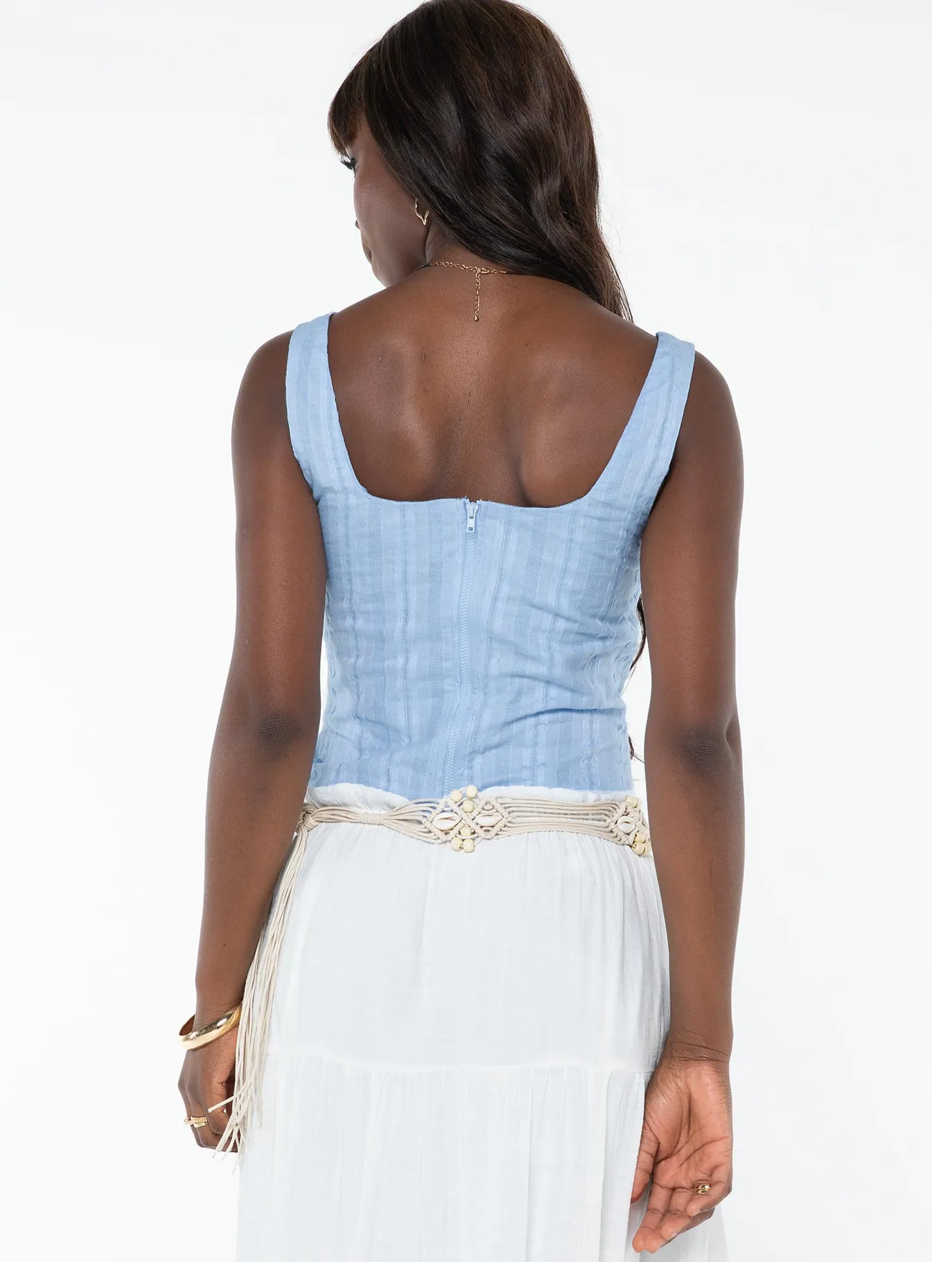 Lorinda Top Blue sold by Princess Polly product image thumbnail 5