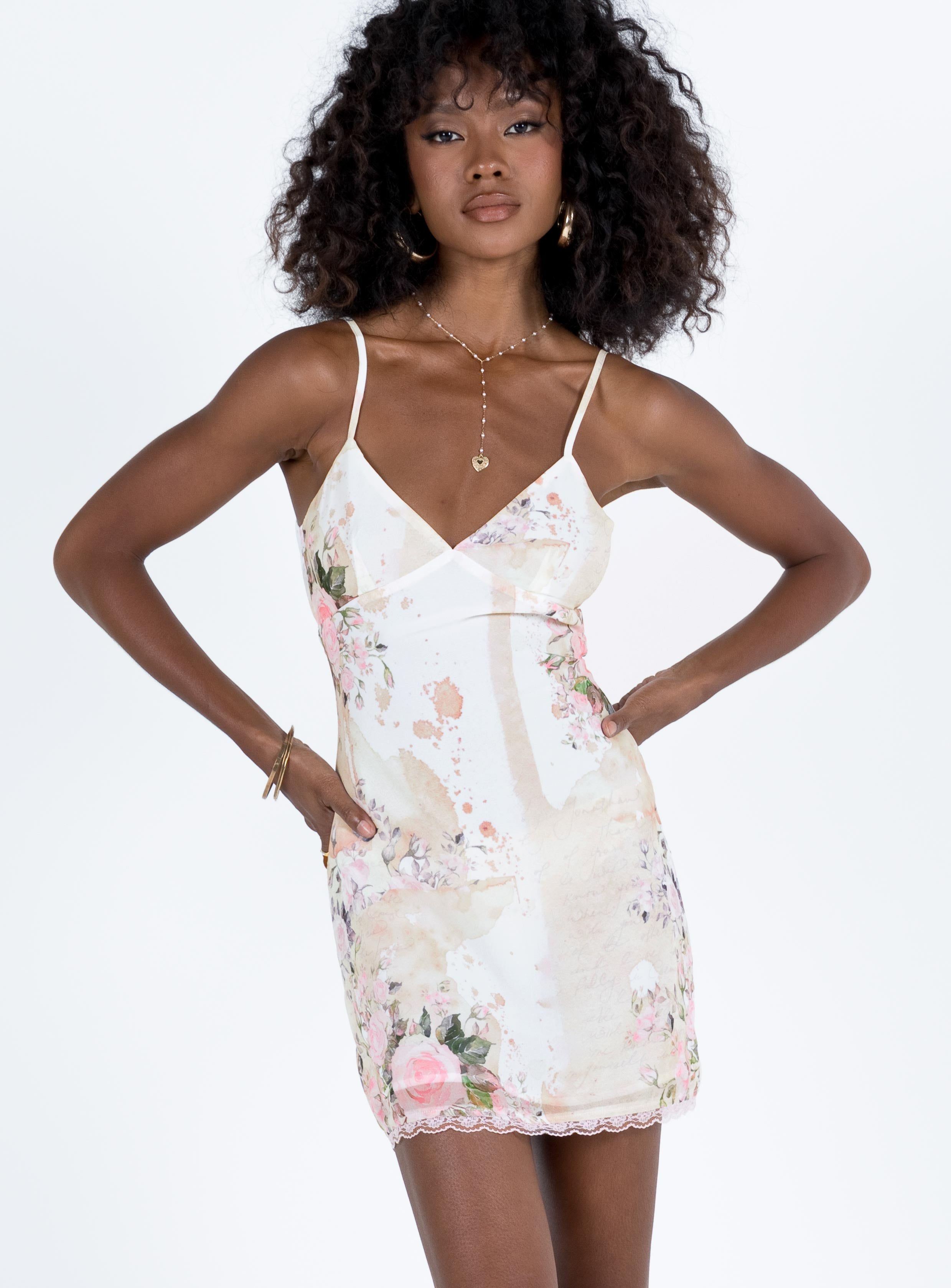 Ferola Mini Dress Multi sold by Princess Polly product image thumbnail 4