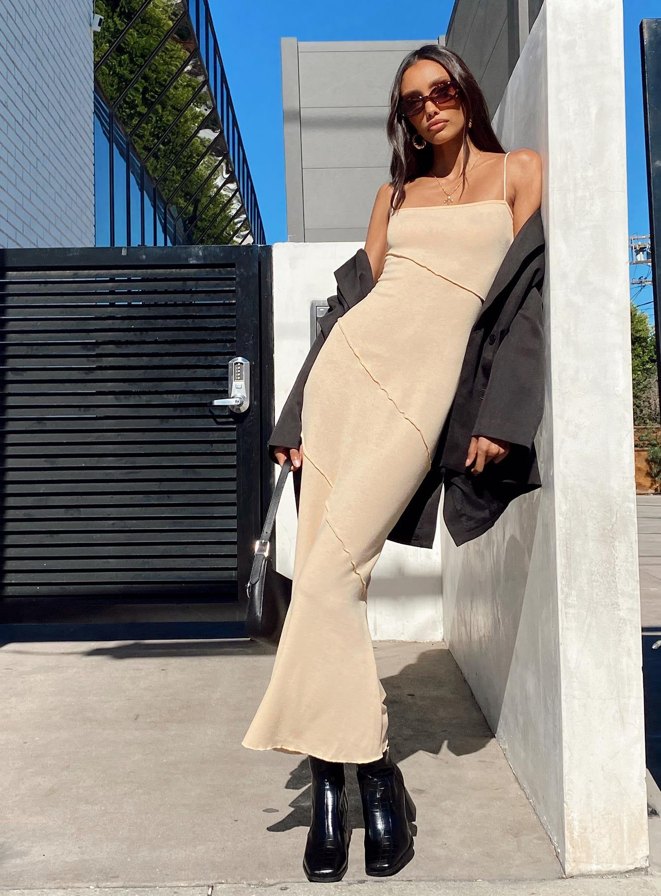 Andros Maxi Dress Beige sold by Princess Polly