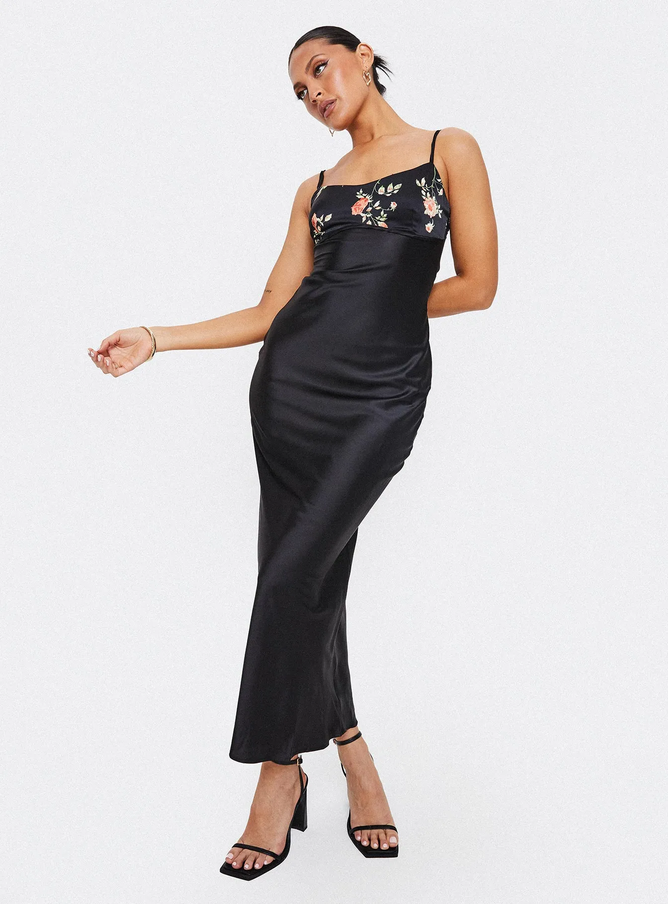 Larver Maxi Dress Black sold by Princess Polly