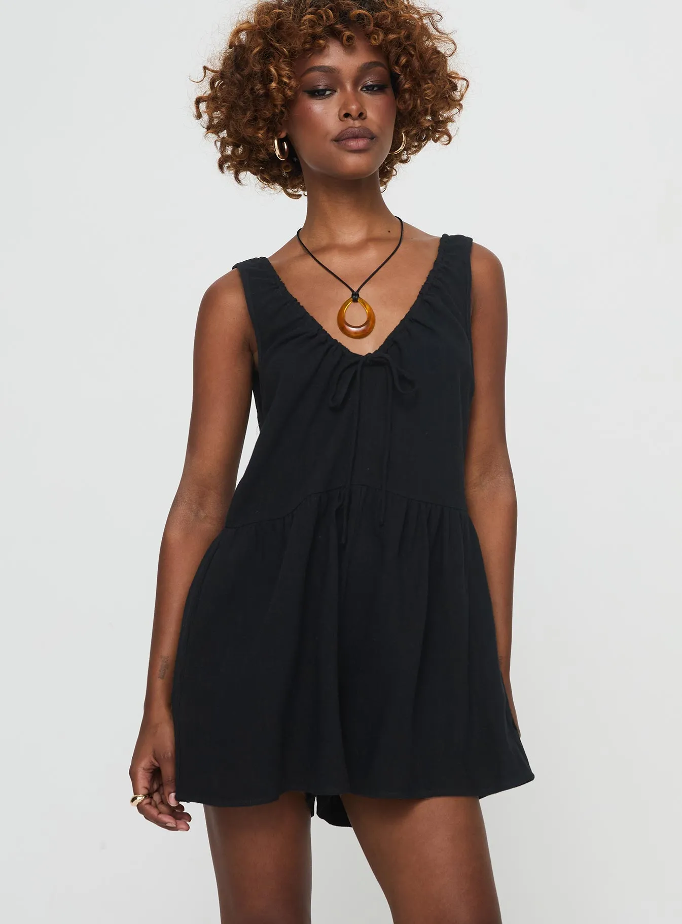 Mackellar Romper Black sold by Princess Polly product image thumbnail 2