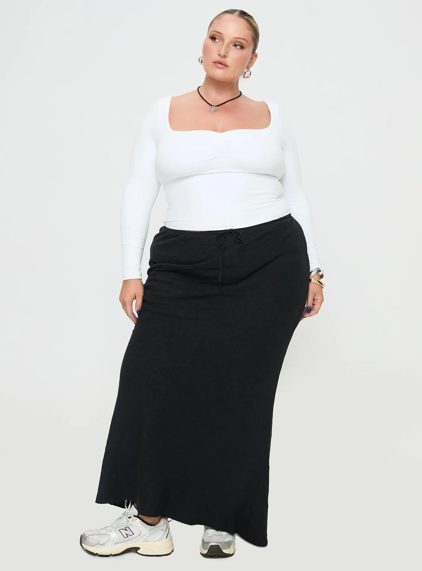 Selenie Long Sleeve Top Ice Curve sold by Princess Polly product image thumbnail 3