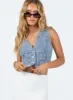 Burrows Denim Vest sold by Princess Polly