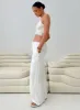 Parklea Linen Blend Pants White sold by Princess Polly