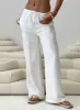 Parklea Linen Blend Pants White sold by Princess Polly