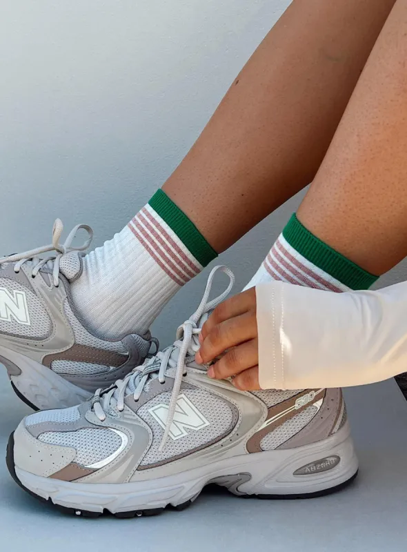 Rourke Socks White sold by Princess Polly