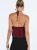 Chantria Top Burgundy Lower Impact sold by Princess Polly