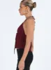 Chantria Top Burgundy Lower Impact sold by Princess Polly