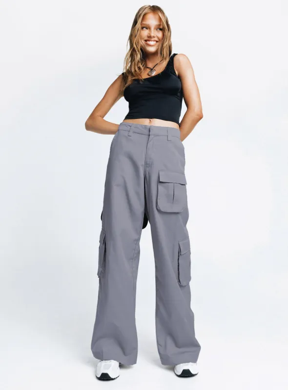 Lovis Trouser Grey sold by Princess Polly