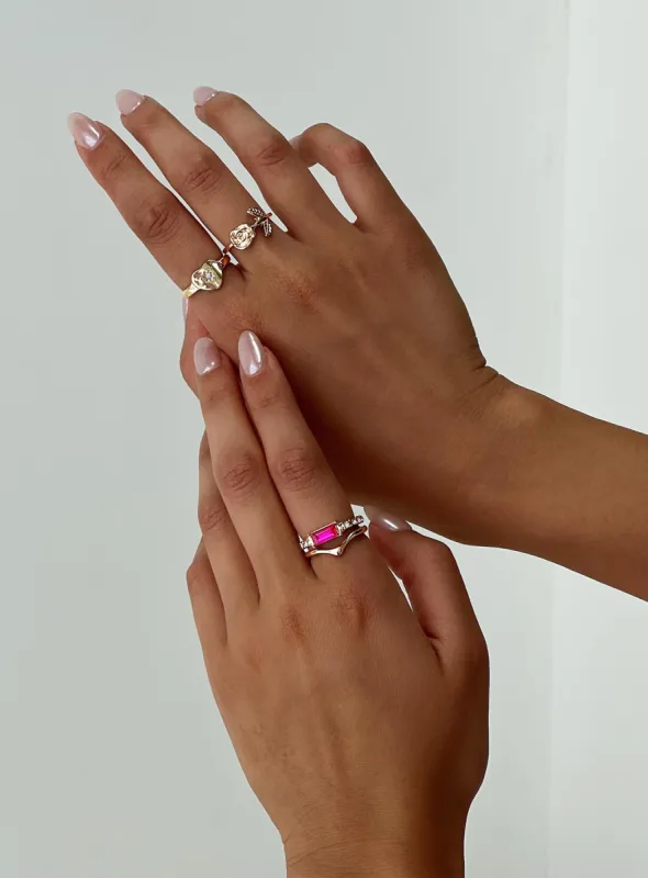 Cassiopeia Ring Pack Gold made by Princess Polly