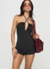 Carbone Romper Black sold by Princess Polly