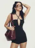 Carbone Romper Black sold by Princess Polly