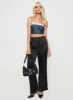 Graysona Strapless Top Navy sold by Princess Polly