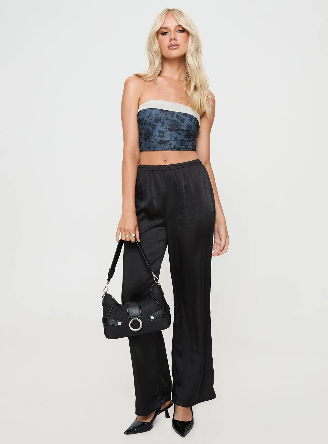 Graysona Strapless Top Navy sold by Princess Polly product image thumbnail 3