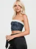 Graysona Strapless Top Navy sold by Princess Polly