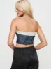Graysona Strapless Top Navy sold by Princess Polly