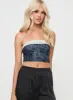 Graysona Strapless Top Navy sold by Princess Polly
