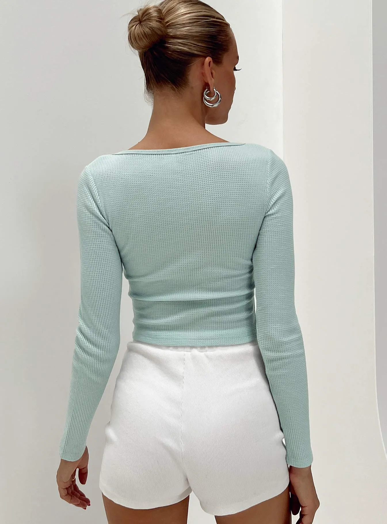 Lader Long Sleeve Top Blue sold by Princess Polly product image thumbnail 4