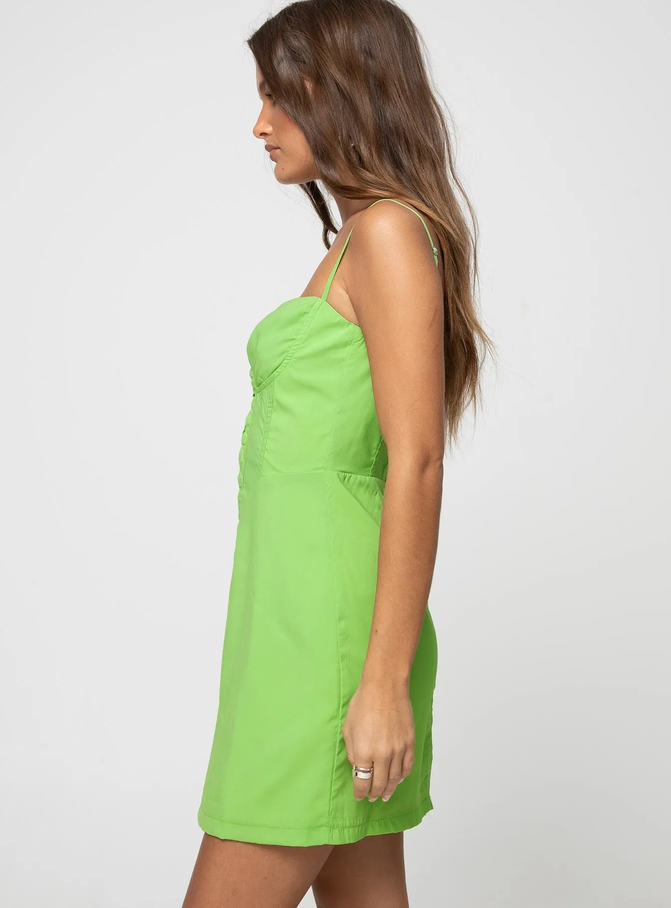 Alano Mini Dress Green sold by Princess Polly product image thumbnail 3