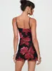 Kellers Mini Dress Black / Floral sold by Princess Polly