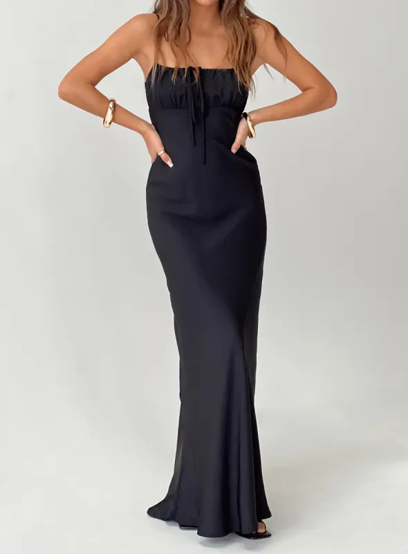 Noda Maxi Dress Black sold by Princess Polly