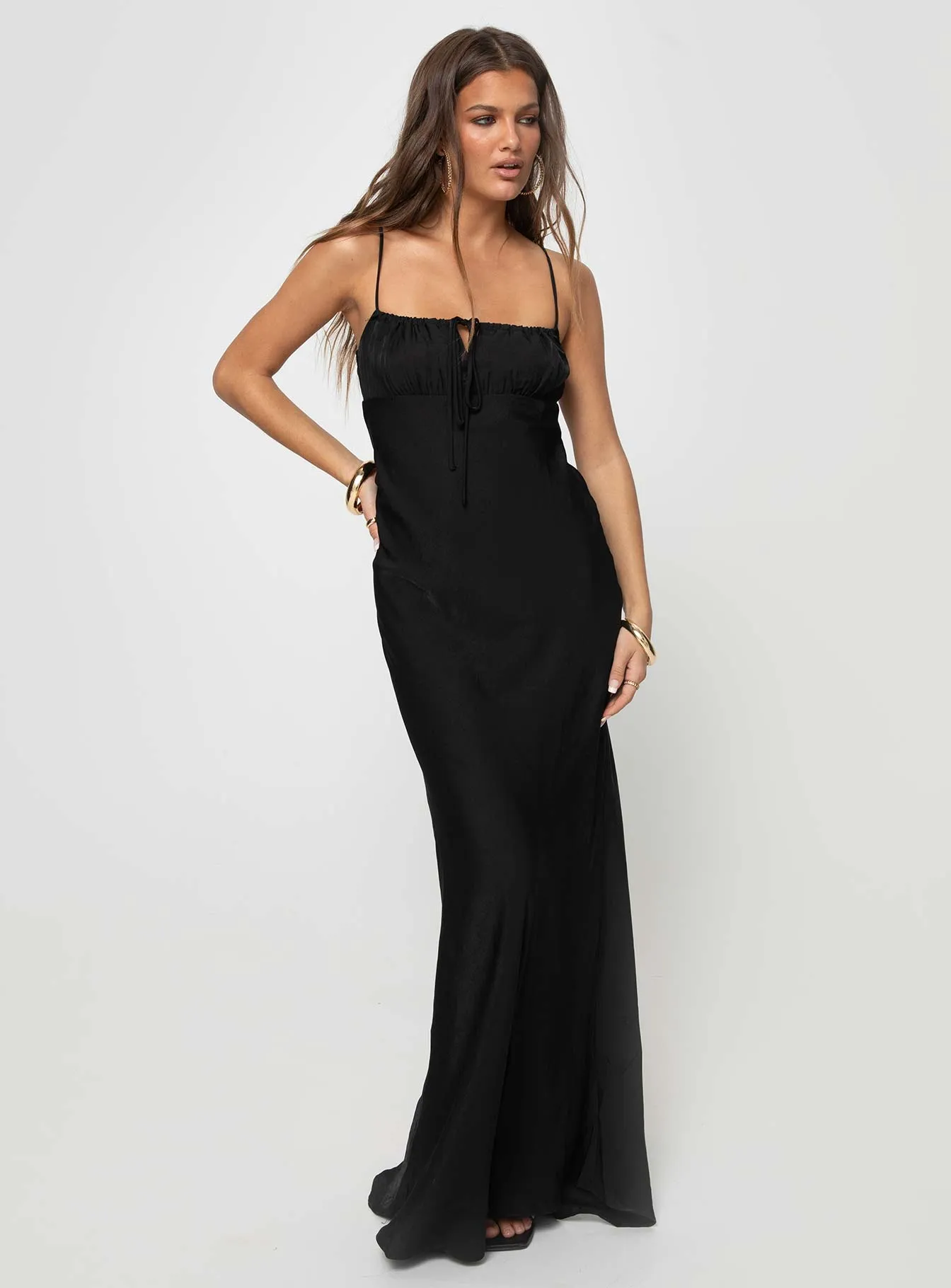 Noda Maxi Dress Black sold by Princess Polly product image thumbnail 2