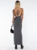 Knox Maxi Dress Slate Tall sold by Princess Polly
