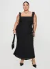 Lanai Maxi Dress Black Curve sold by Princess Polly
