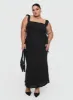 Lanai Maxi Dress Black Curve sold by Princess Polly
