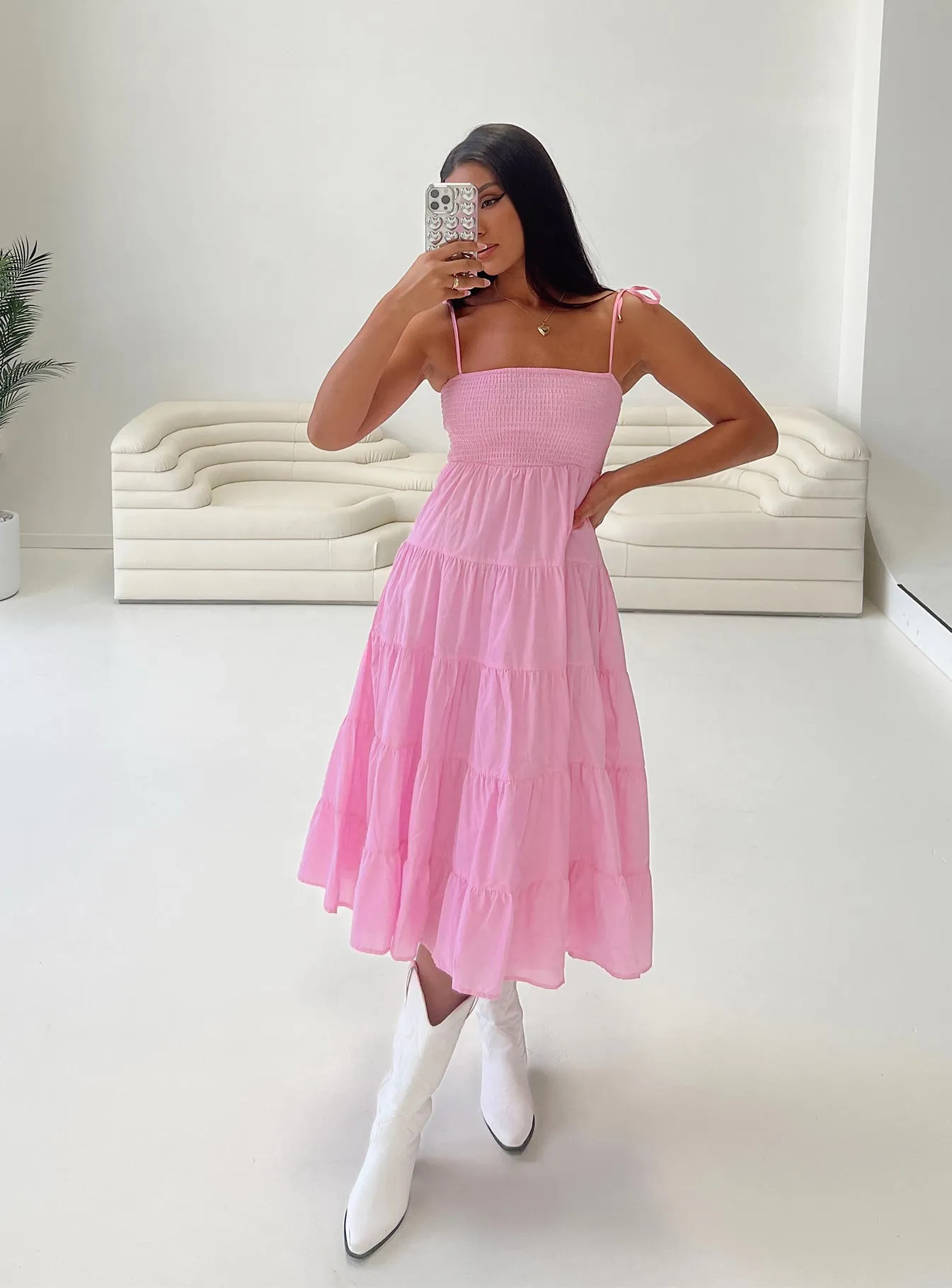 Macer Maxi Dress Pink sold by Princess Polly