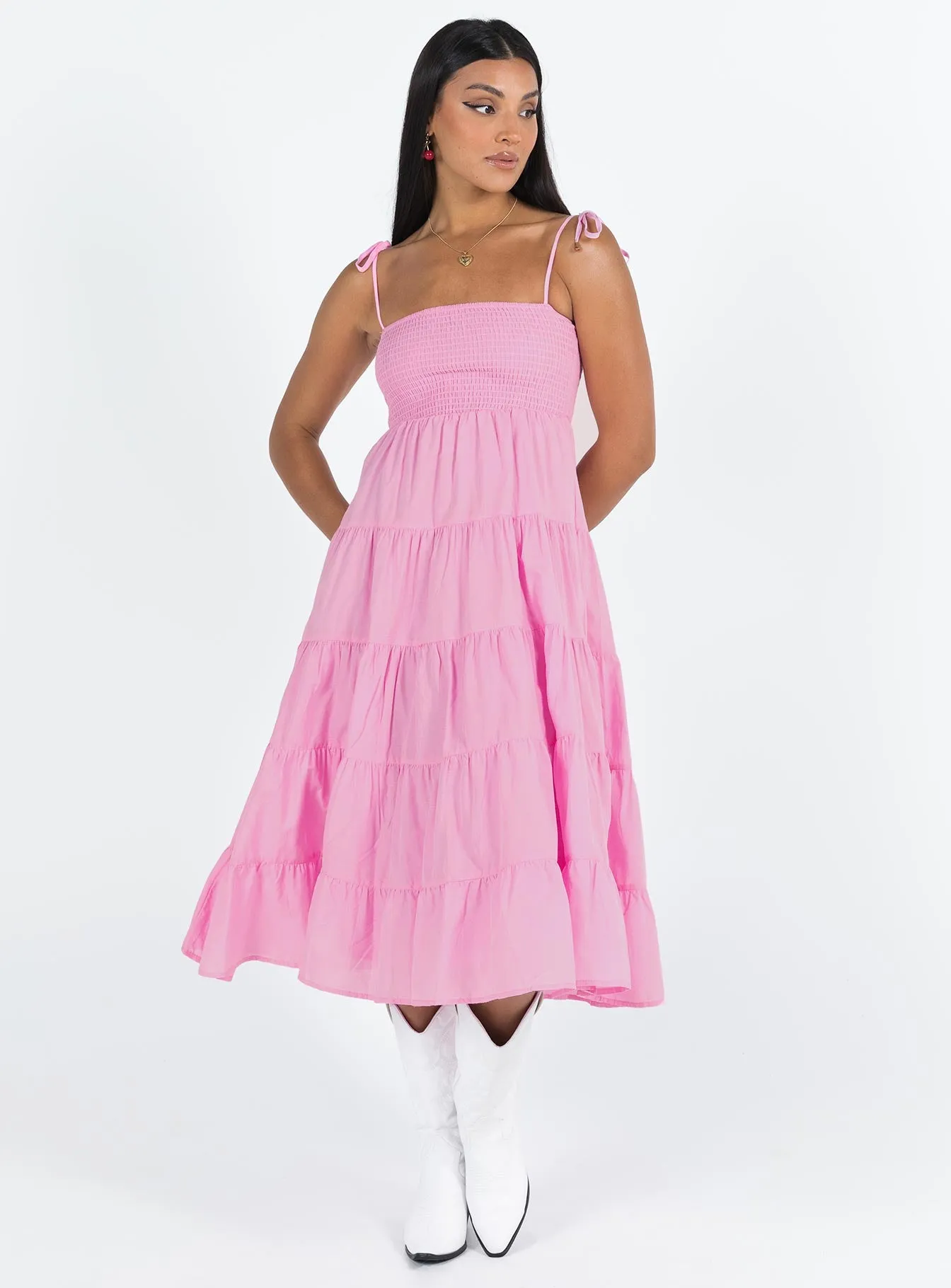 Macer Maxi Dress Pink sold by Princess Polly product image thumbnail 3