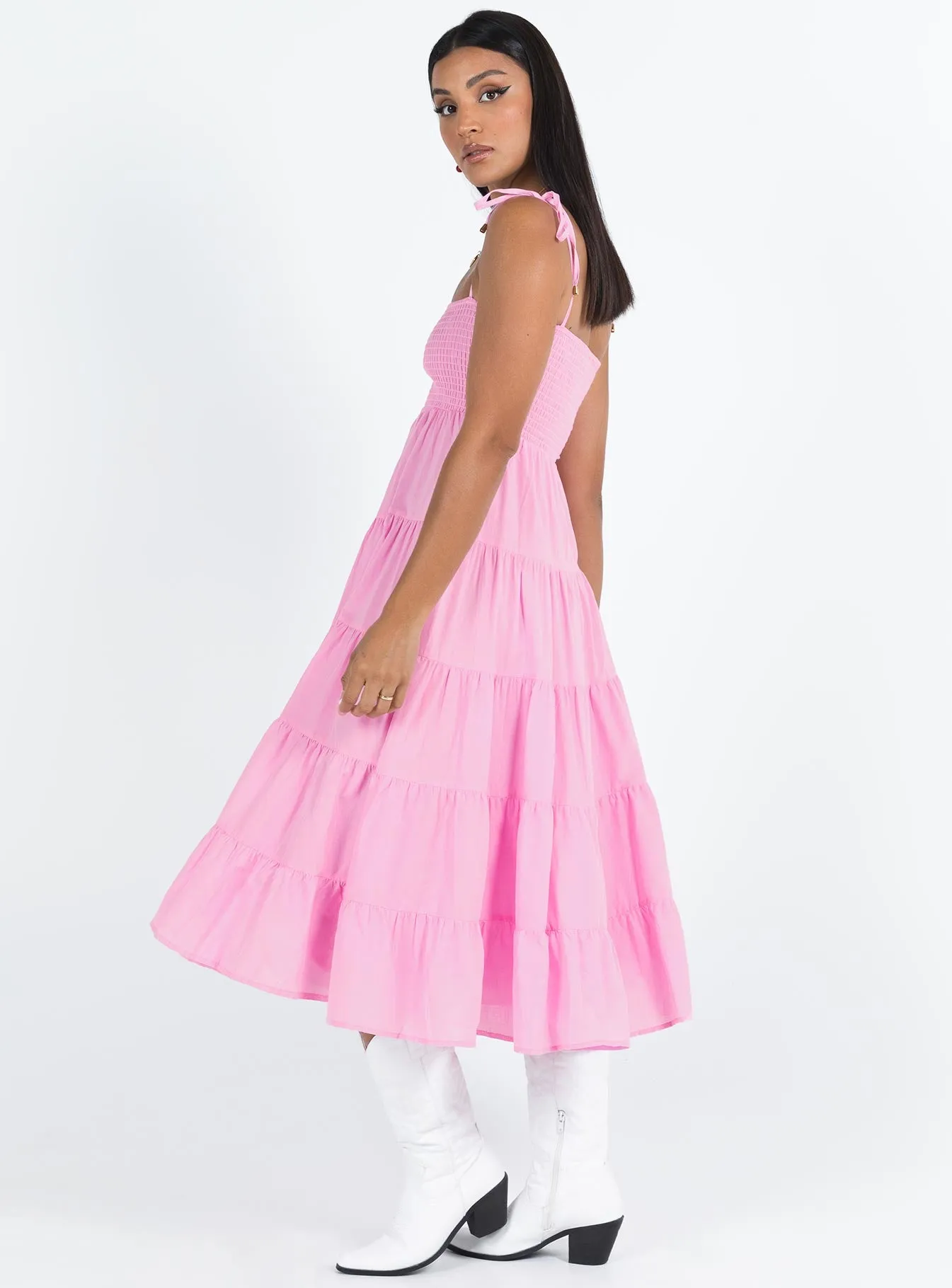 Macer Maxi Dress Pink sold by Princess Polly product image thumbnail 4