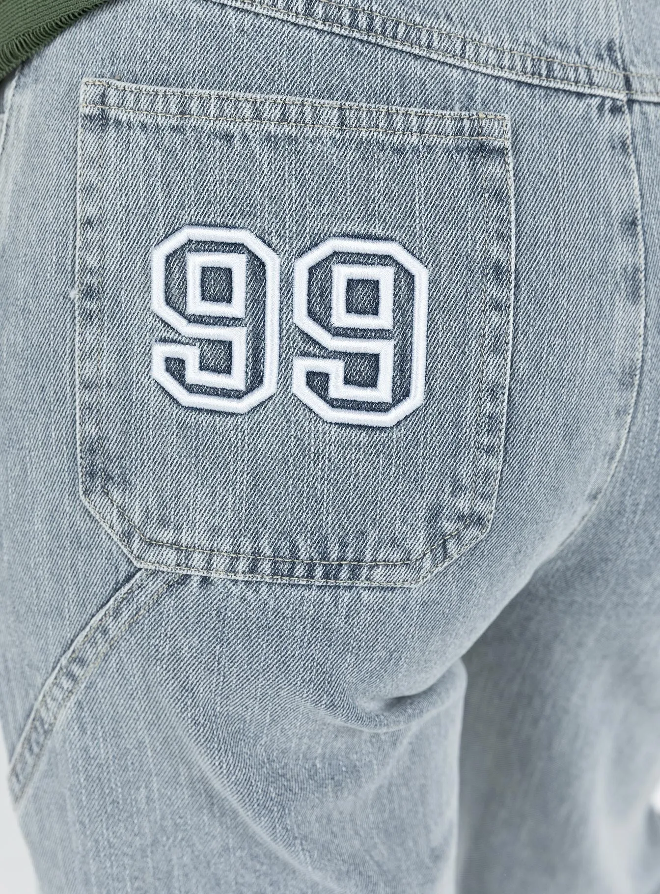 Garza Wide Leg Jeans Denim sold by Princess Polly product image thumbnail 5