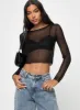 Palisades Long Sleeve Top Black sold by Princess Polly