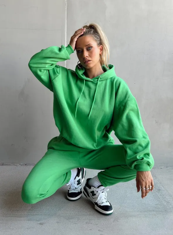 Ritu Oversized Hoodie Bright Green sold by Princess Polly