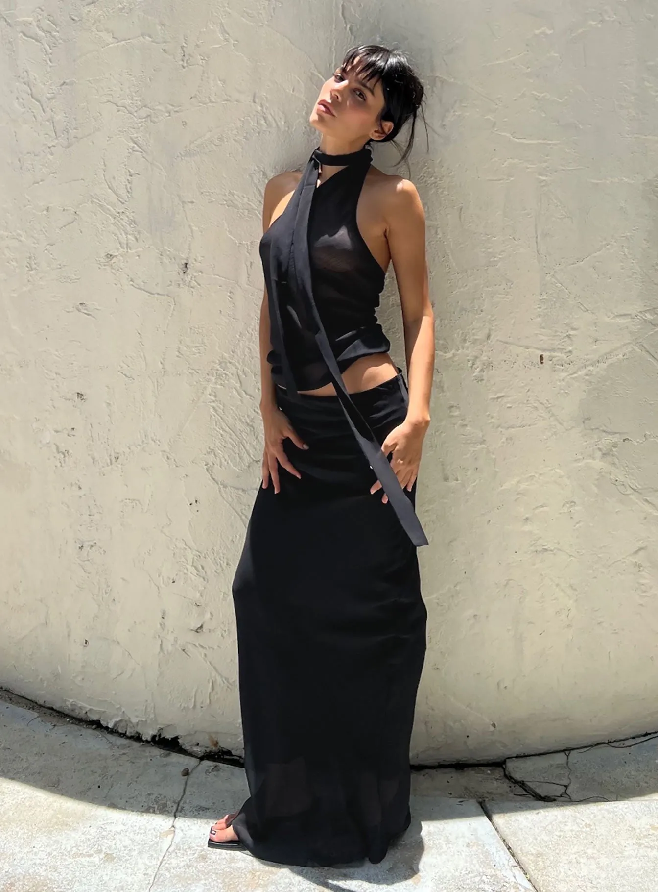 Lux Tie Top Black sold by Princess Polly product image thumbnail 3