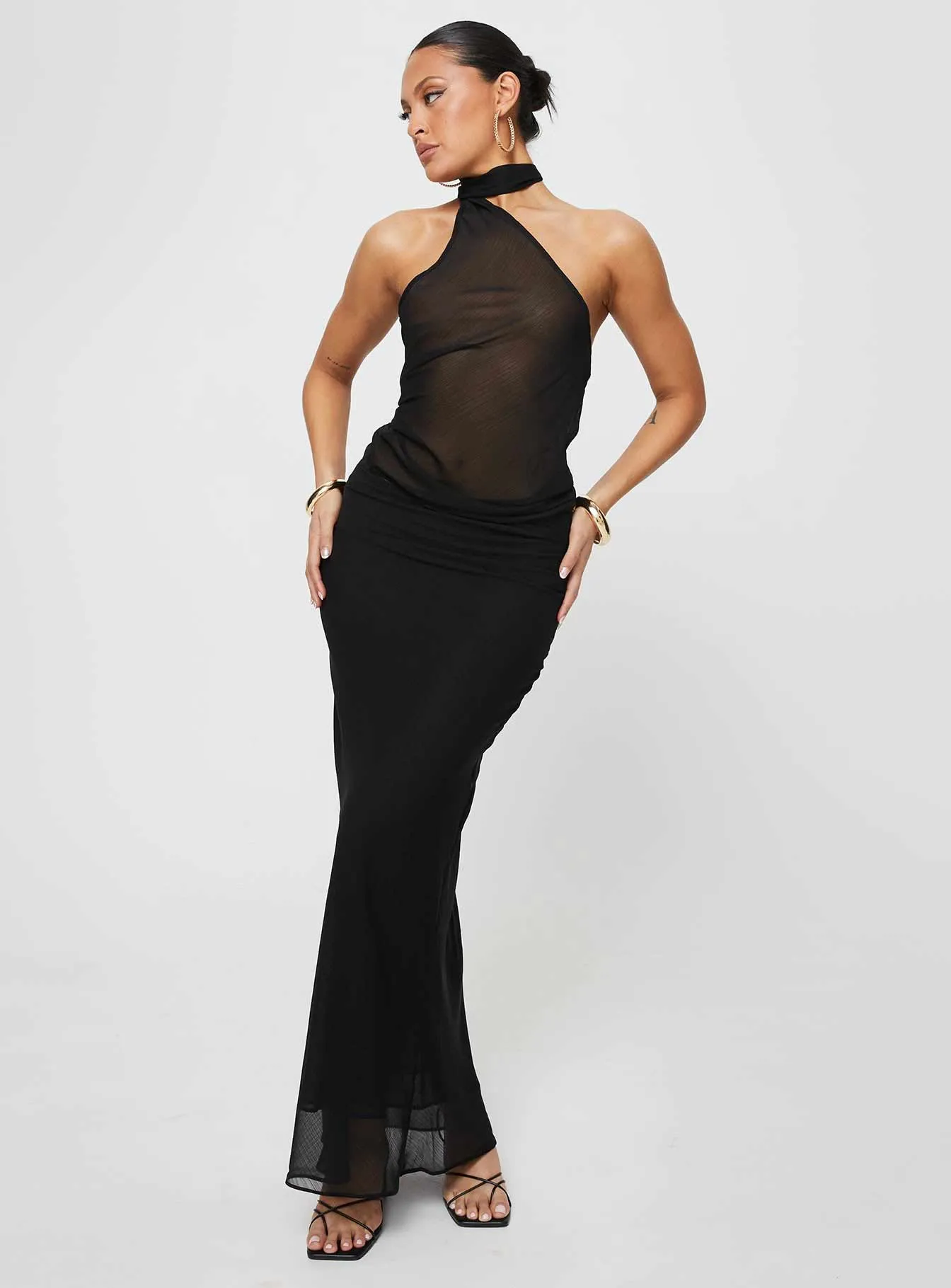 Lux Tie Top Black sold by Princess Polly product image thumbnail 5