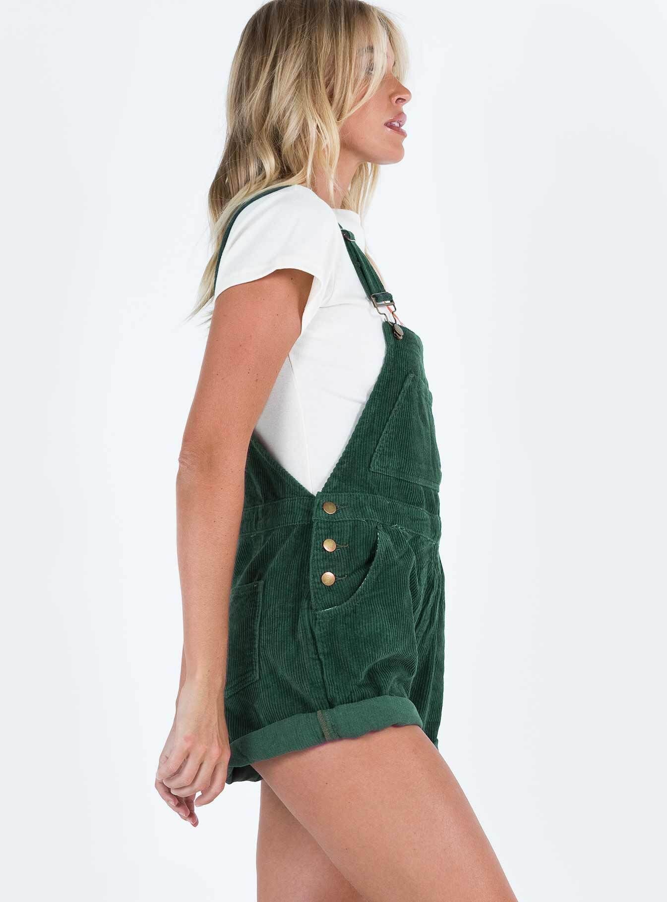 Kacey Overalls Khaki Tall sold by Princess Polly product image thumbnail 4