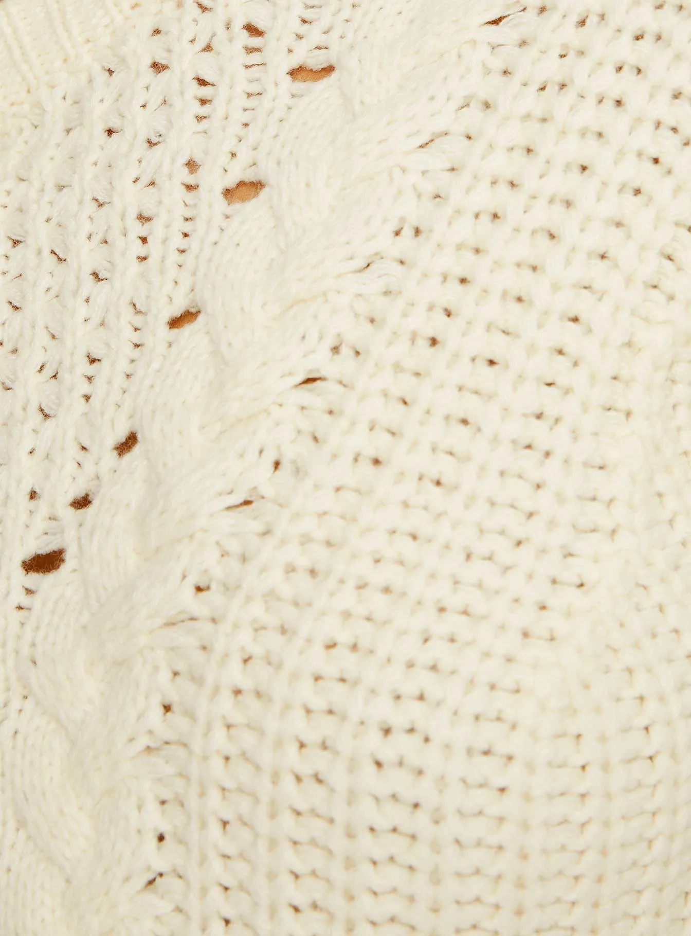 Kynlee Cable Knit Sweater Cream sold by Princess Polly product image thumbnail 5