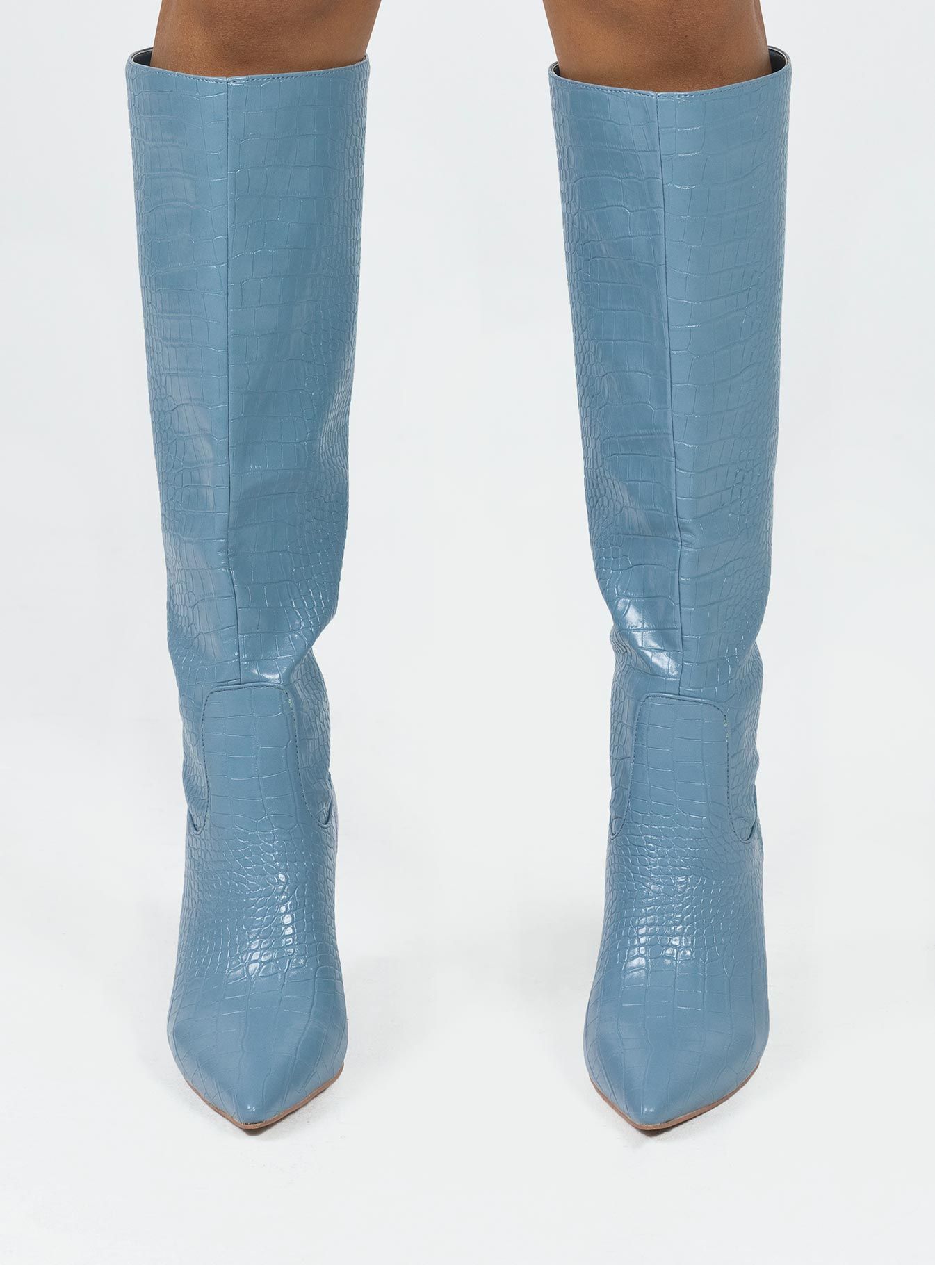 Kathleen Knee High Boot Blue sold by Princess Polly product image thumbnail 2