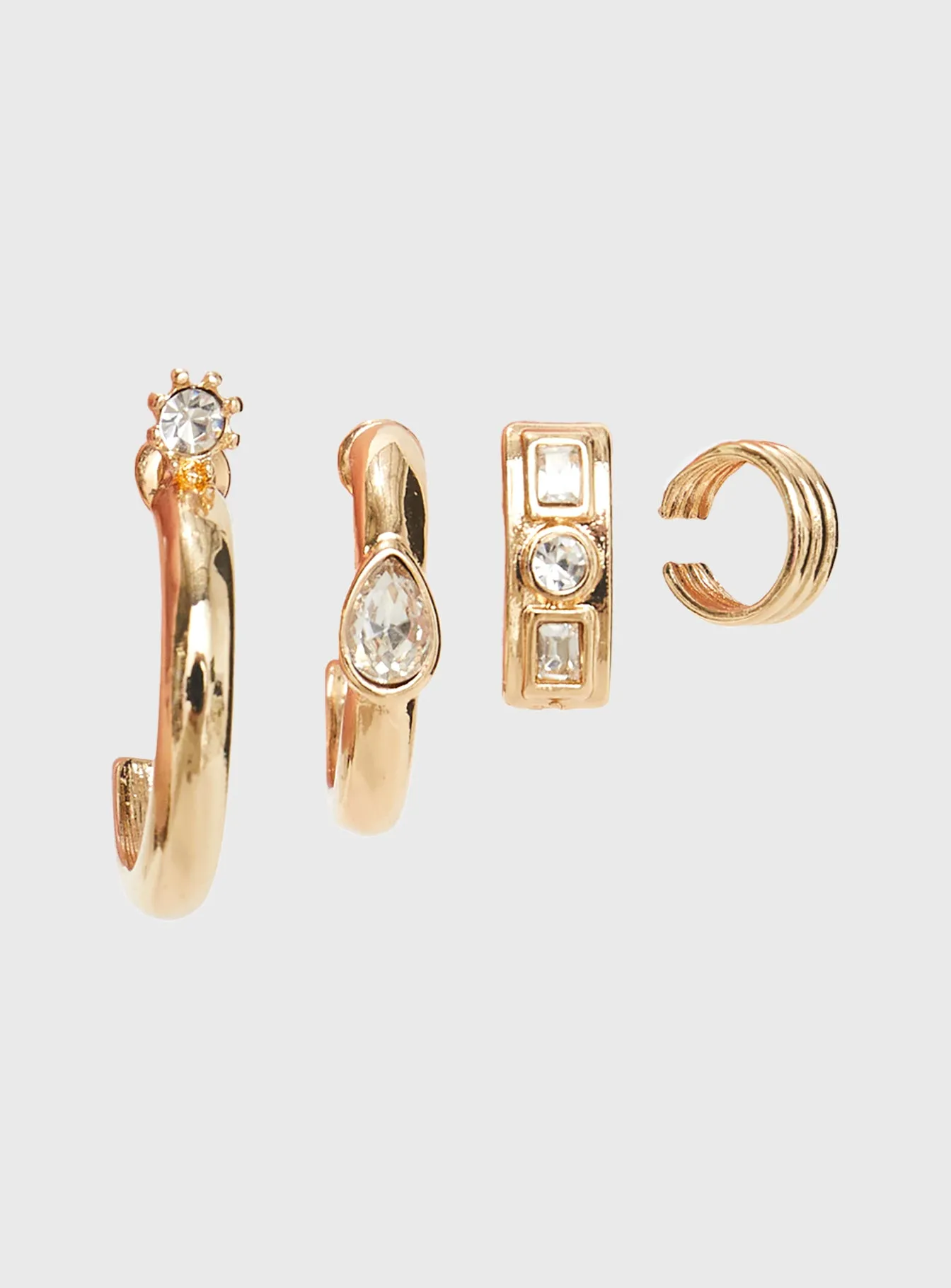 Ardmore Earring Pack Gold sold by Princess Polly product image thumbnail 2